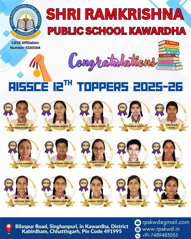 Shri Ramkrishna Public School kawardha 